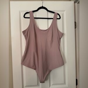 Pink Sleeveless Bodysuit nwot 1x